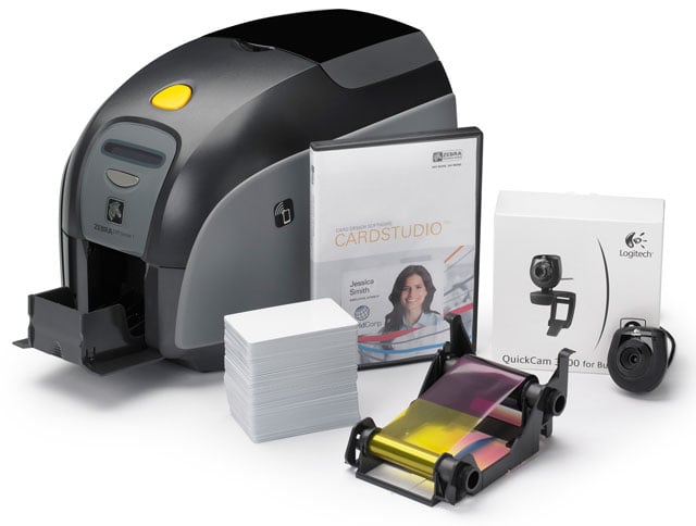 Zebra ZXP Series 1 ID Card Printer System ID Card Printer System