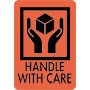Caution Handle With Care Label