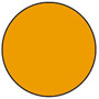 Circle Orange Label