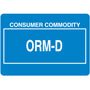Other Regulated Material ORM-D Label