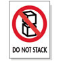 Packing Do Not Stack Label