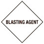 Warning Blasting Agent Label
