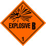 Warning Explosive 1.2B Label