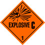 Warning Explosive 1.3C Label