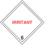 Warning Irritant Label
