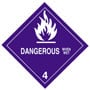 Warning Dangerous When Wet Label