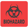 Warning Biohazard Label