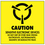 Warning Caution - Sensitive Electronic Devices Label