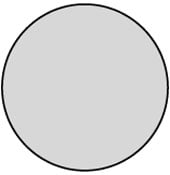 Circle Gray Label - Barcodesinc.com
