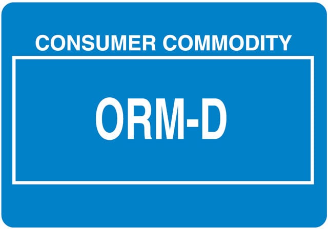 Other Regulated Material ORM-D Label - Barcodes, Inc.