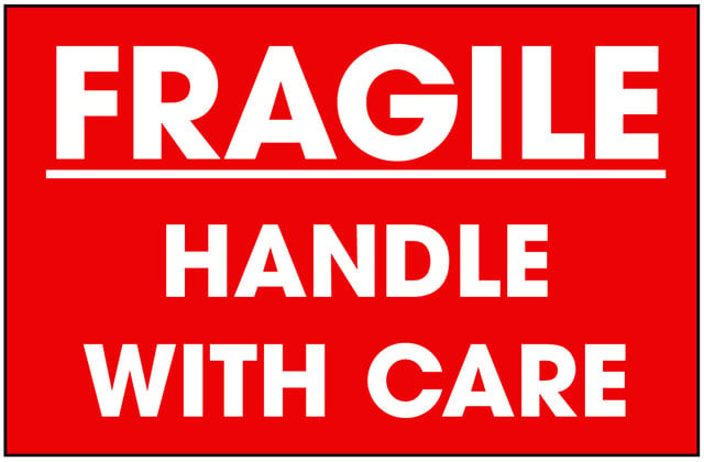 Packing Fragile Label - Barcodes, Inc.