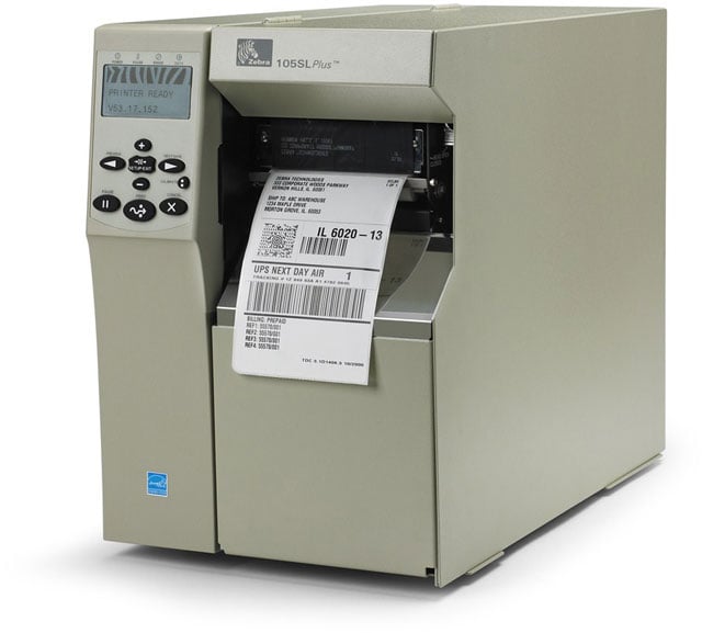 Zebra 105SL Plus Barcode Label Printer - Barcodes, Inc.