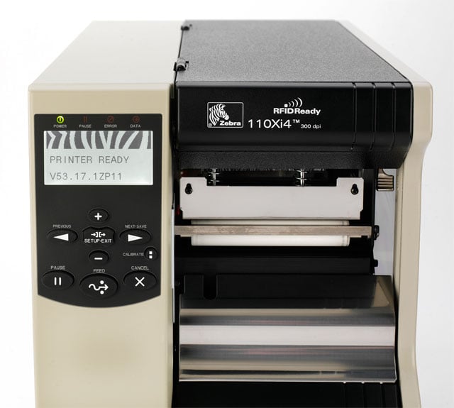 zebra 110xi4 label printer