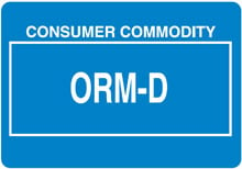 Other Regulated Material ORM-D Label - Barcodes, Inc.