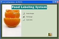 TPGTEX Food Labeling System Barcode Software