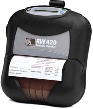 Zebra RW 420 Portable Printer
