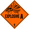 Warning D1 Shipping Label