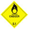 Warning D12-WAR Shipping Label