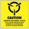 Warning A4 Shipping Label