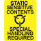 Warning A5 Shipping Label